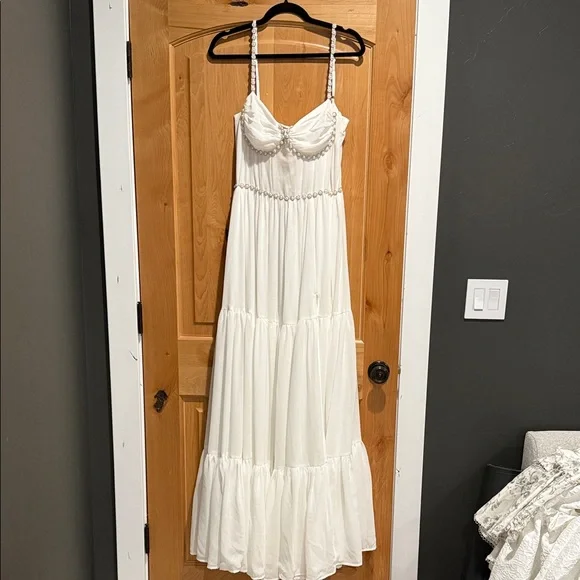 v chapman bridal shower dress The Emma Dress in Light Pink Windsor Brocade 4 / Light Pink Windsor Brocade